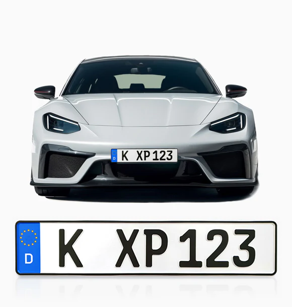 Kennzeichen für Autos